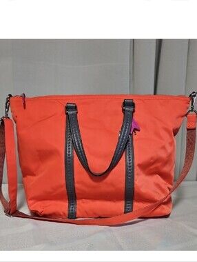 Vera Bradley Meteo Crossbody Tote Orange/coral
